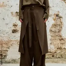 エプロン スラックス レディース 2点セット ストレート デザイナーズ シンプル 上品 カジュアル 「SUNYVONNE」