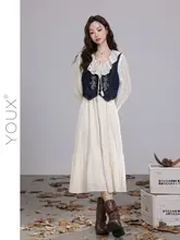 セットアップ レディース ヴィンテージ ナチュラル フェミニン 上品 きれいめ 秋