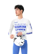 GRC 通気性抜群のロングスリーブサイクリングウェア【男女兼用・春夏用・快適なデザイン】（セットアップ対応）