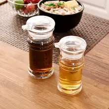 プラスチック製 調味料ボトルセット【透明・酢・醤油・油・唐辛子・砂糖用】