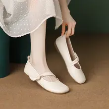 春用 フラット女性シューズ【軽量・柔らかいソール・マリージェーンスタイル】