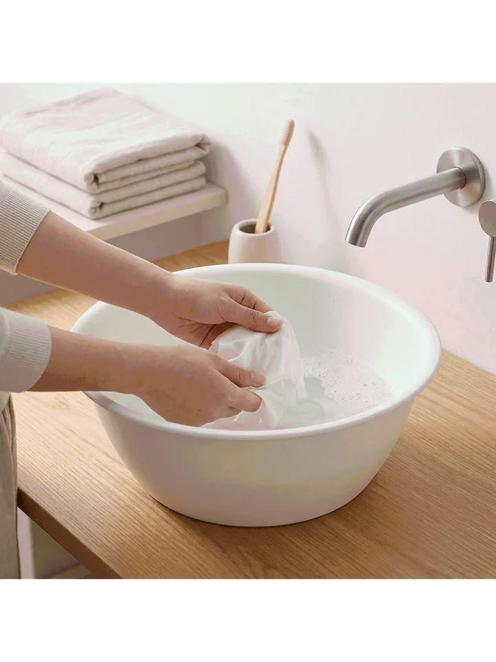 厚手のマット仕上げ洗面器【家庭用・耐久性・シンプルデザイン】