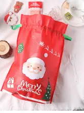 クリスマス用キャンディバッグ【スノーフレーククッキー・ギフトボックス・リボン付き・大中サイズ】