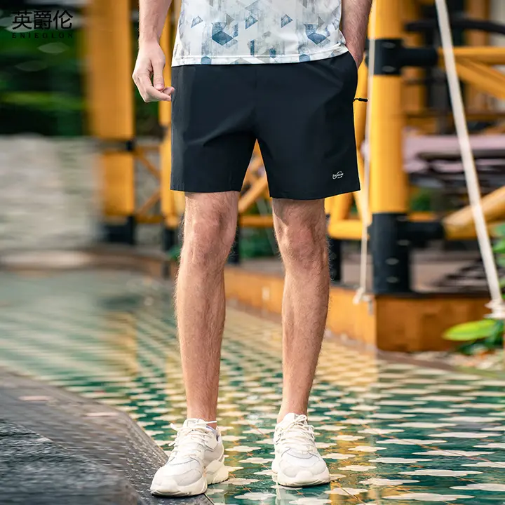 吸湿速乾エラスティックスポーツショートパンツ【男性用・軽量・ランニング・フィットネス】