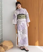 和風浴衣【伝統スタイル・高級綿素材・女性用】（セットアップ対応）