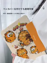 アクリル製 カートゥーンアニメ猫デザインのタブレット用保護ケース【iPad Air6・Huawei MatePad 11.5s対応】