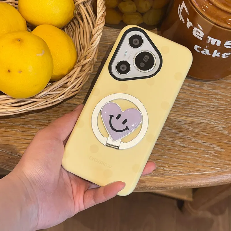 磁気吸着フィルム付きスマートフォンケース：スタンド機能と衝撃吸収を備えた女性向けデザイン