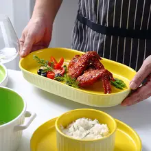 北欧風 陶器製ダイニングセット【一人用・多人数用・食器セット】
