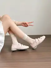 ソフトレザー~Jiaoyu優しいスクエアトゥバレエ道徳トレーニングシューズ
