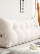 三角クッション バックレスト 洗えるカバー 腰サポート クッション性 衝撃吸収 ベッド用 ソファ 畳 フロアクッション