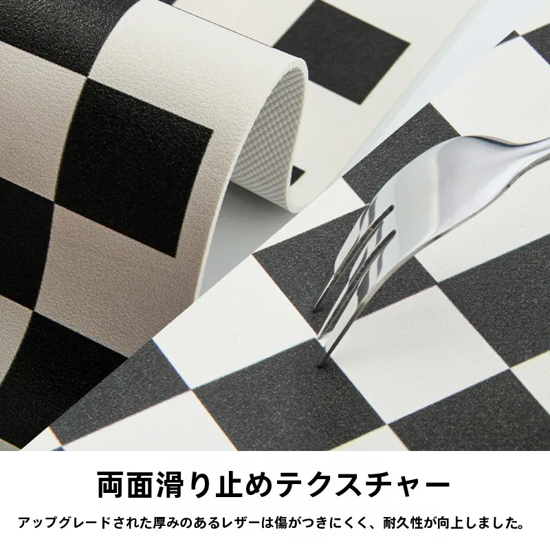防水性に優れたテーブルマット：DMFのインスタ風格格子柄パッドが日常でどう活用されるか