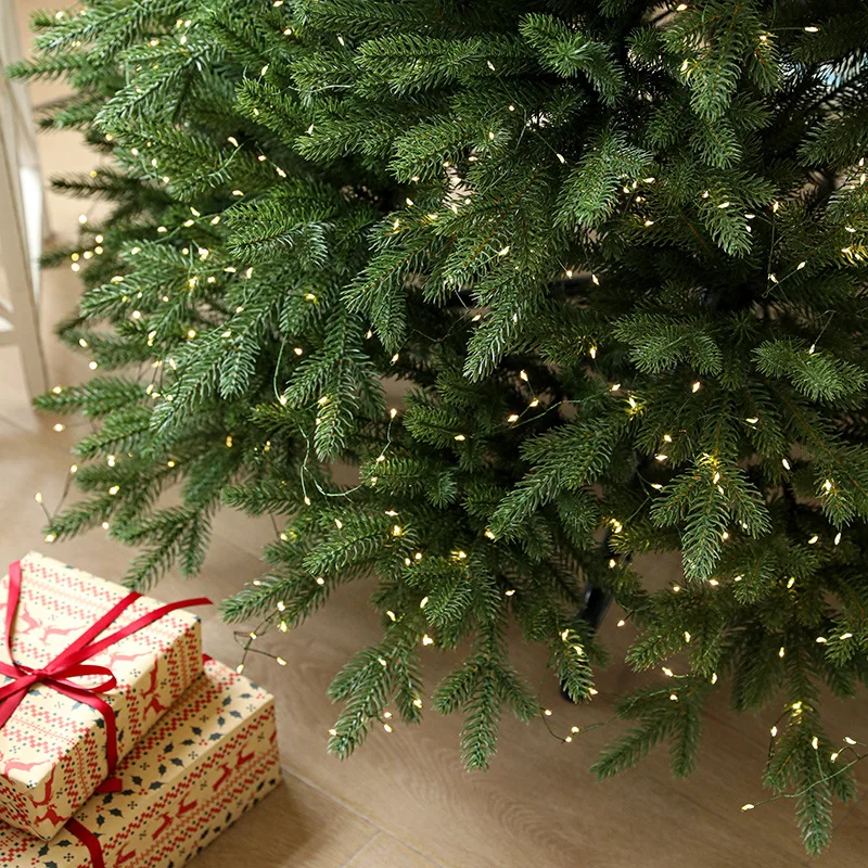 豪華な光るクリスマスツリー：家庭用大型落地式ツリーの実際の使用シーンと性能解析