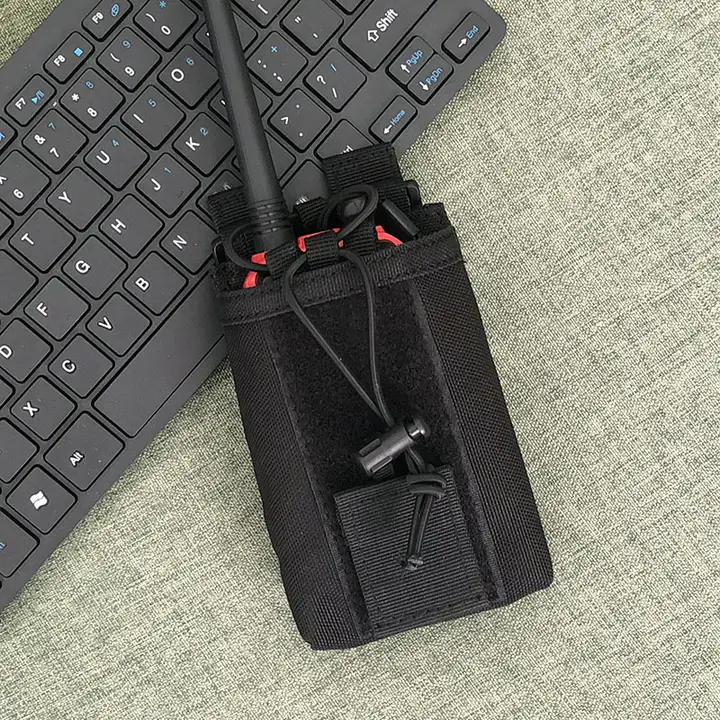 携帯用 トランシーバーケース【男性用・アウトドア・腰ベルト用・保護カバー】