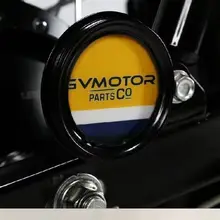 バイク用丸型税金プレートホルダー【個性的なDIY改装・金属製】