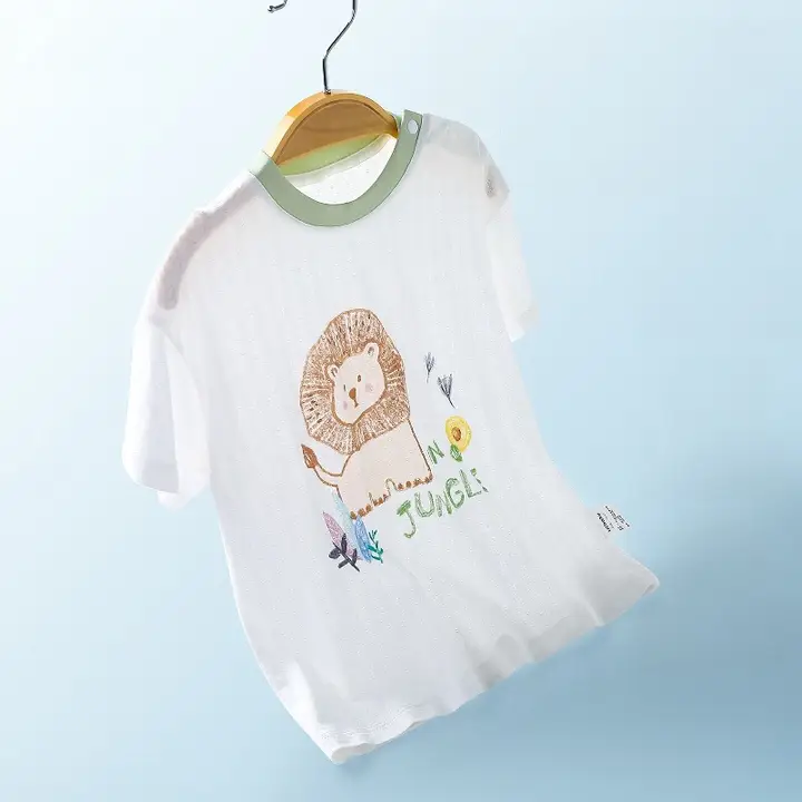 子供用 半袖Tシャツ【竹繊維・涼感・可愛いデザイン・男女兼用】