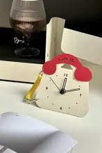 置時計 デスククロック レトロ電話 ヴィンテージ アメリカン風 かわいい インテリア 静音 学生用
