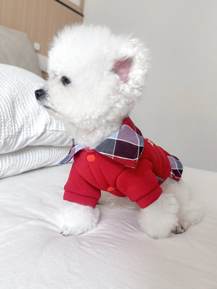 ペット犬服春子犬ビションフリーゼ：チワワにぴったりの軽量デザインと通気性の実証