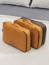 旅行用衣類収納袋【スーツケース用・衣服整理・二層圧縮タイプ】（セットアップ対応）