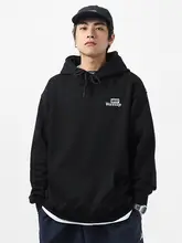 パーカー メンズ 裏起毛 レタープリント オーバーサイズ アメリカン風 ストリート カジュアル 秋冬 ペアルック 「WASSUP HEODS」