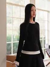 極上の柔らかさ！フィット感抜群のニットTシャツ【春用・ライサール・着心地の良いデザイン】（セットアップ対応）