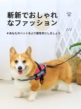 愛犬用 防爆設計 胸部ハーネス【中型犬・小型犬用・お出かけ対応】