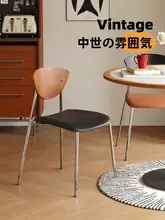 シンプルなデザイン！木製クッション付きダイニングチェア【カフェ・オフィス用】