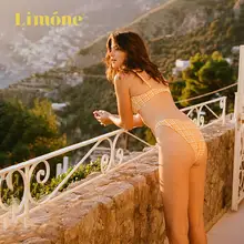 LIMONE セパレート水着 ビキニ レディース ワイヤー入り 寄せ上げカップ セクシー リゾート ビーチ 温泉 「Limone」