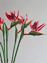 リアルな玉蘭と薔薇のアレンジ フラワーインテリア【中華風・ビジネス用・鑑賞用】