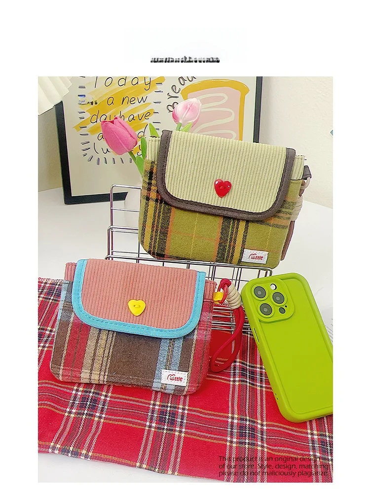 可愛いミニ収納ポーチ：鍵付きクッキー柄で小物をスマートに管理