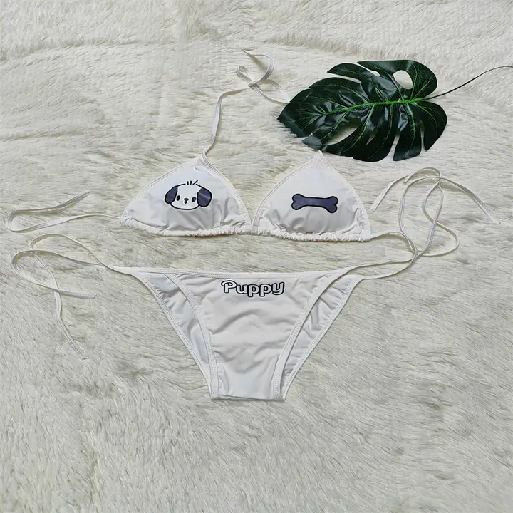 セクシーなビキニ水着【小胸向け・ボリュームアップ・ビーチ＆温泉用・分体型】