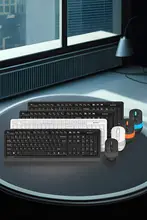 FENIKS ワイヤレスキーボード&マウスセット【USB接続・薄型・ノートパソコン・デスクトップ用】