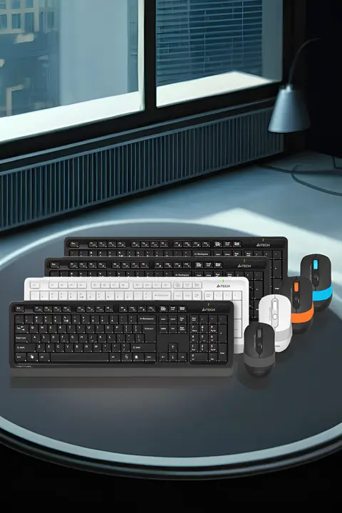 FENIKS ワイヤレスキーボード&マウスセット【USB接続・薄型・ノートパソコン・デスクトップ用】