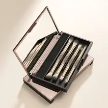 携帯用化粧ブラシセット【柔らかい毛先・アイシャドウブラシ・シェーディングブラシ・ノーズシャドウブラシ】（セットアップ対応）