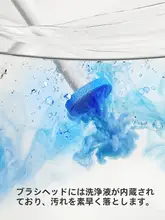 使い捨てトイレブラシ【壁掛け・隅々まで清掃できる】