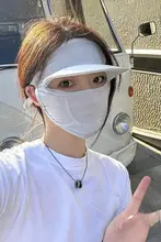 日焼け防止マスク 女性用 マスク 冷感通気性 運転用