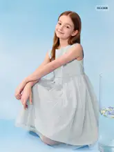 ワンピース キッズ ガールズ チュール 薄手 通気性 夏 「Balabala」