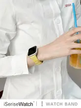 時計ベルト Apple Watch Series 11 12 10 SE Ultra 3 対応 レディース 本革 型押し 通気性 夏 カラフル 上質「iserisewatch」