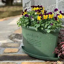 コーナー用シンプル花盆【室内・バルコニー・観葉植物用】