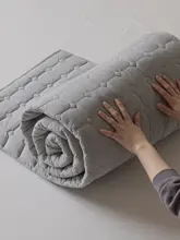 全棉製 マットレスパッド【ウォッシャブル・滑り止め・薄型】