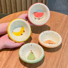 可愛らしいデザインのハムスター用食器【防翻・固定可能・大容量】