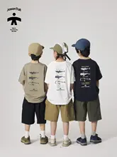 涼感Tシャツ【三色プリント・子供用・半袖・コットン・ゆったり】