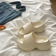 粒状マッサージソールの厚底サンダル【夏用・防滑・ビーチ向け】