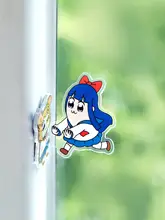 冷蔵庫デコ アクリルスタンド マグネット式 メモ ポプテピピック おしゃれ インテリア