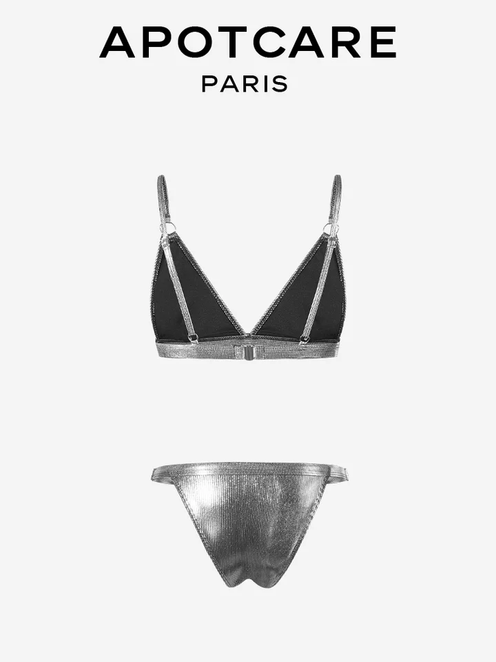 APOTCARE ビキニセット【分体・ティーコジ・ローウエスト・背中開き・セクシー】