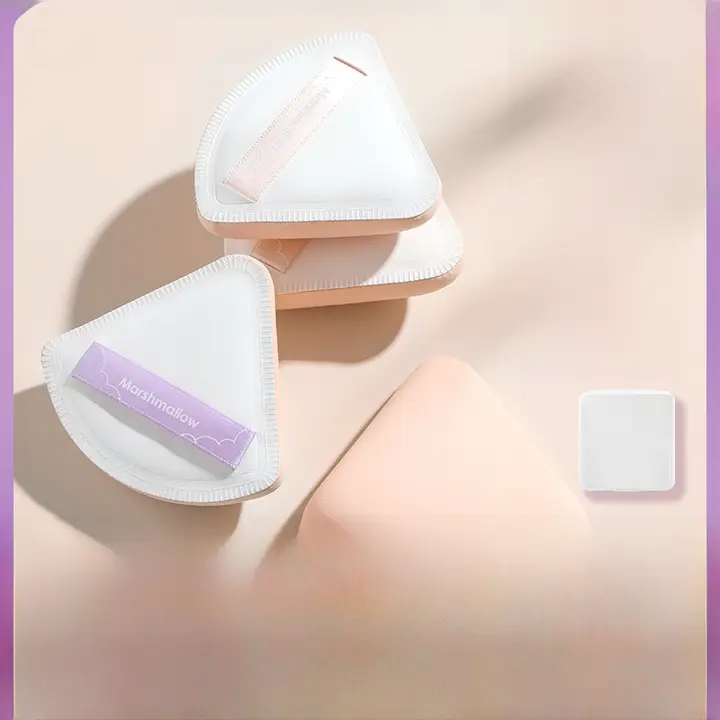 超柔らかいコットンマシュマロメイクパフ【湿乾両用・ファンデーション用】