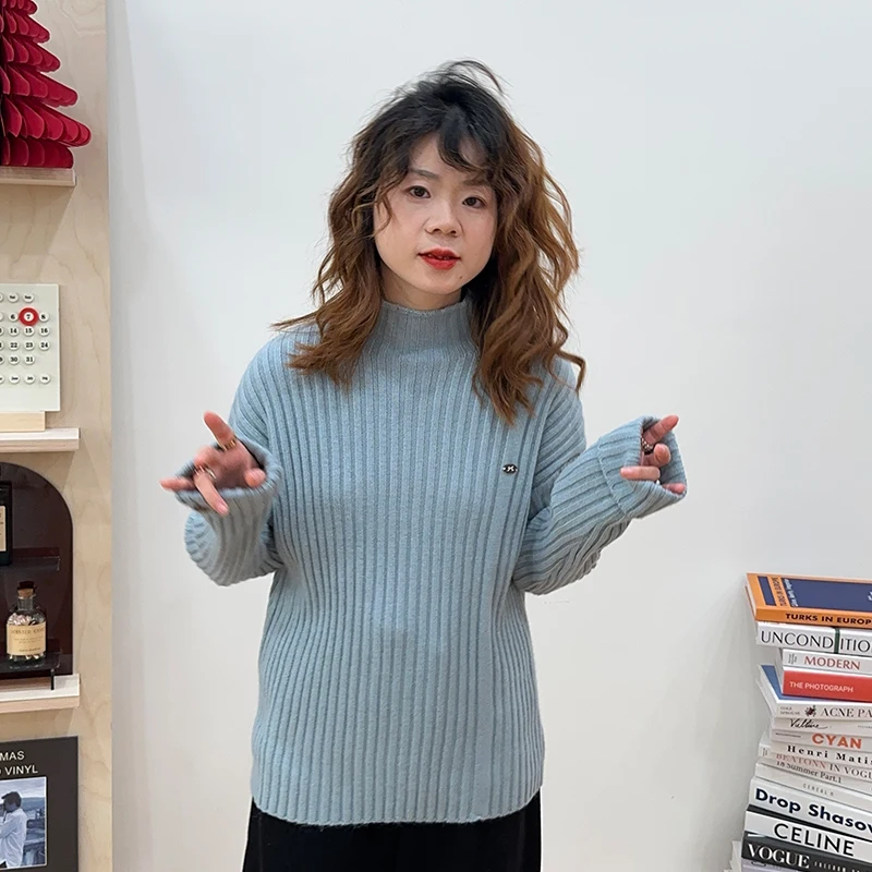 カーディガン コーデ 夏の定番はこれ！？ハイネックニットの実測ガイド