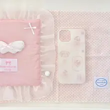 バレリーナうさぎデザインのかわいいピンクのiPhoneケース【二重構造・iPhone 15/14/13対応】