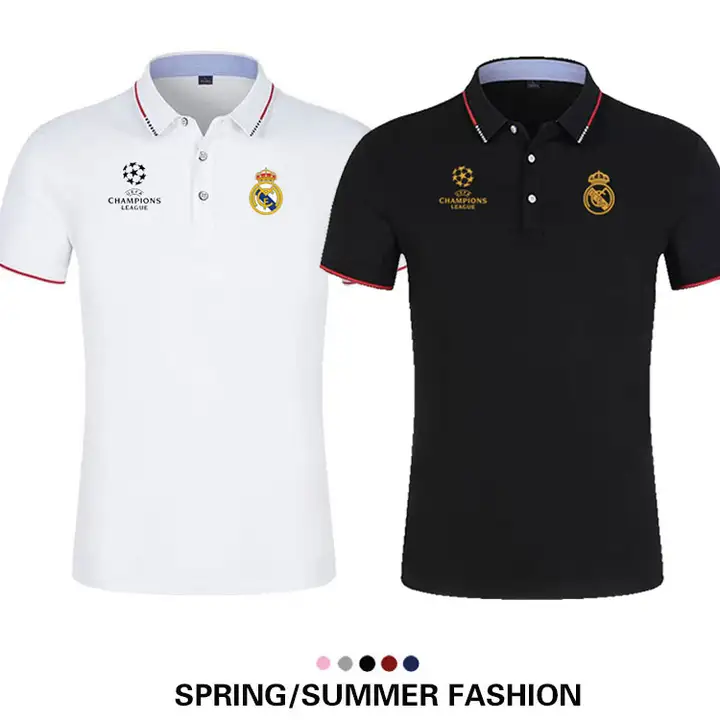POLOシャツ【レアルマドリード・翻領・サッカーファン向け】