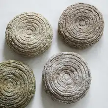 植物染めのコットン座布団【ボヘミアンスタイル・オプションで充填可能】（セットアップ対応）