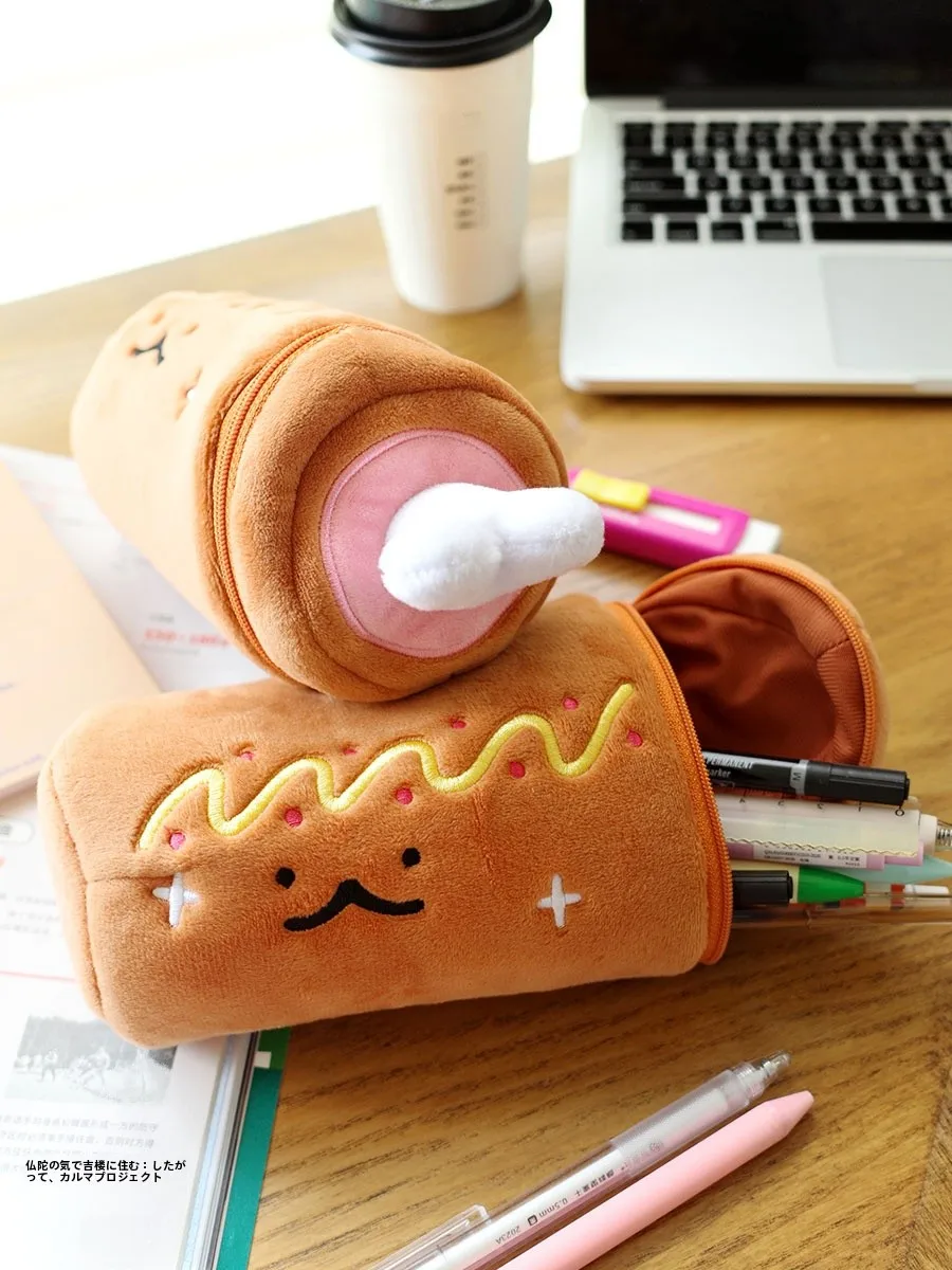 雨過山オリジナルハムモコペンケース：かわいい文具袋としての大容量学生用ケースの実用性と価格帯